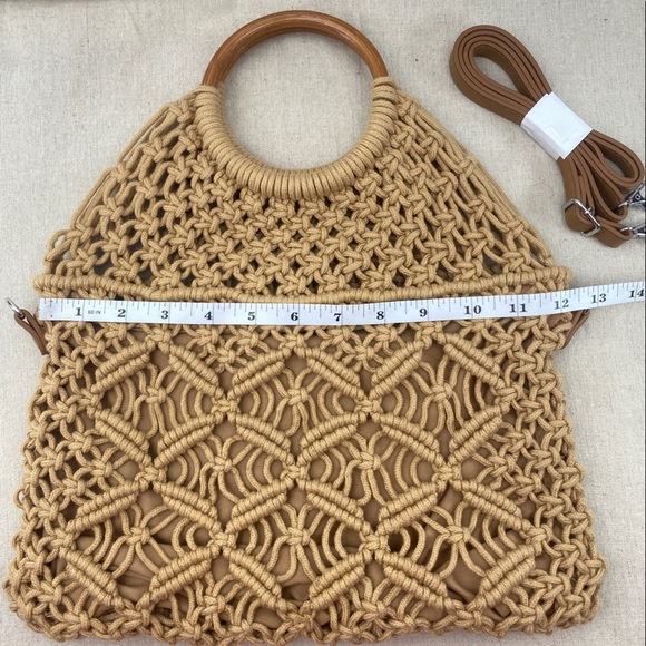Macramé BoHo Handbag - Picture 6 of 11